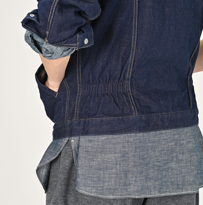 45R Ai Denim Light Oz 908 Crosby Jacket Nou