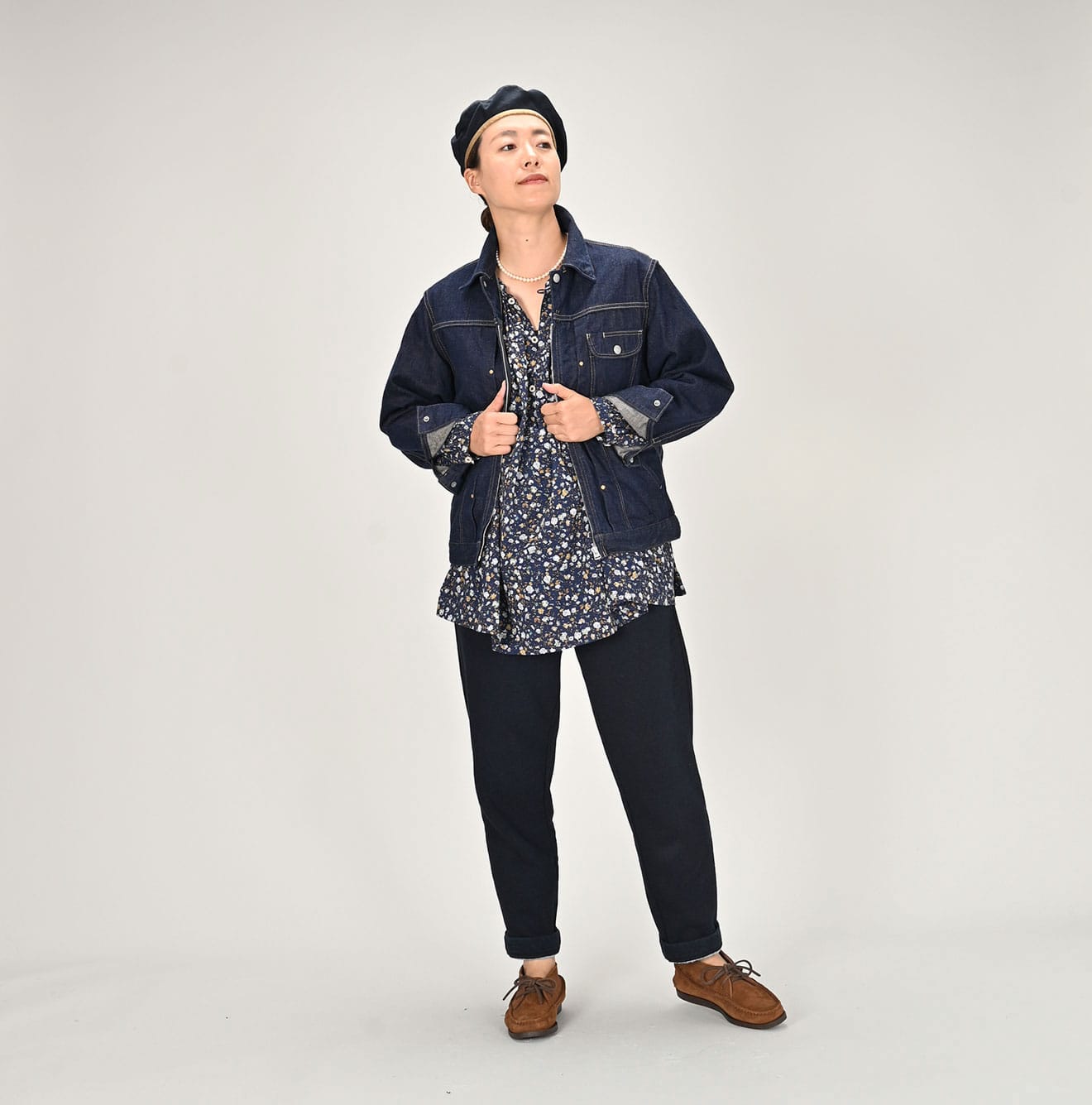 45R Ai Denim Light Oz 908 Crosby Jacket Nou