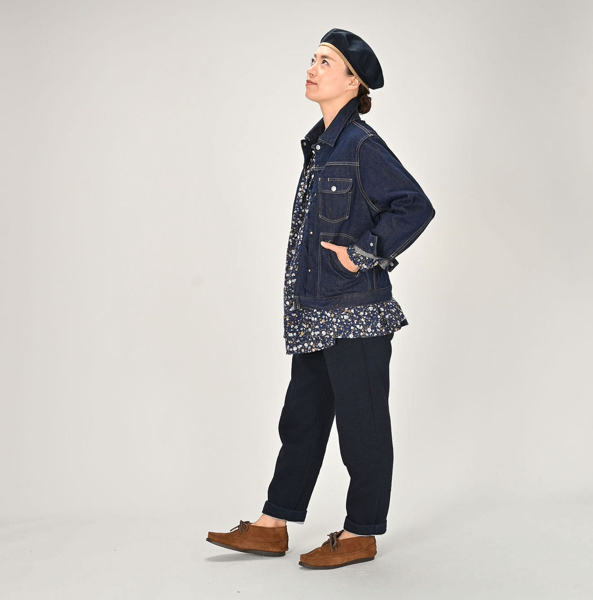 45R Ai Denim Light Oz 908 Crosby Jacket Nou