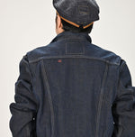 45R Sumi Ai Indigo Light Oz 908 Crosby Jacket Nou