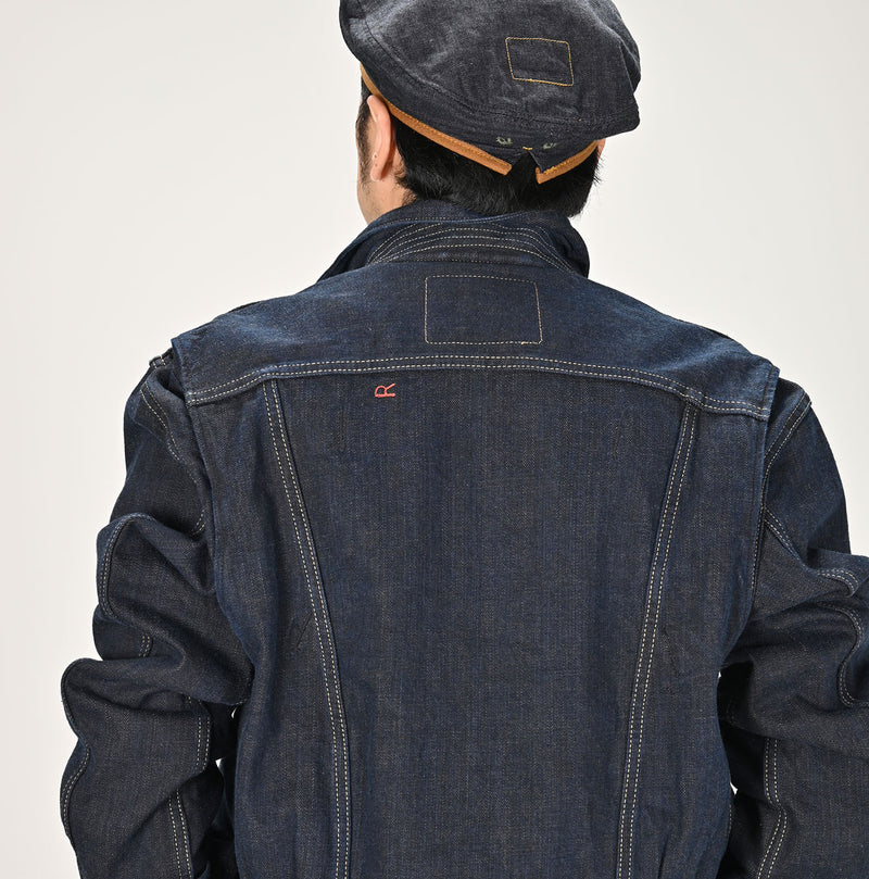45R Sumi Ai Indigo Light Oz 908 Crosby Jacket Nou - Image 10