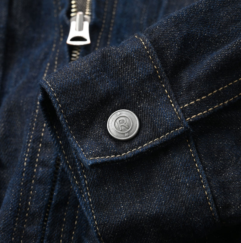 45R Sumi Ai Indigo Light Oz 908 Crosby Jacket Nou - Image 13