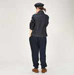 45R Sumi Ai Indigo Light Oz 908 Crosby Jacket Nou