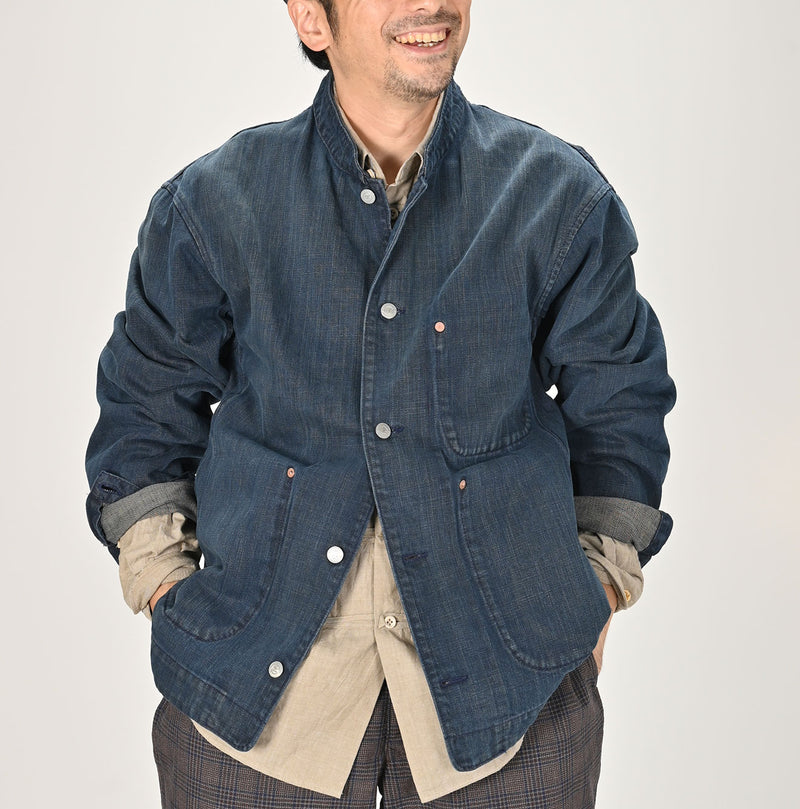 45R Futatabi6.5 Sumi Ai 908 Crosby Coverall Distressed - Image 8