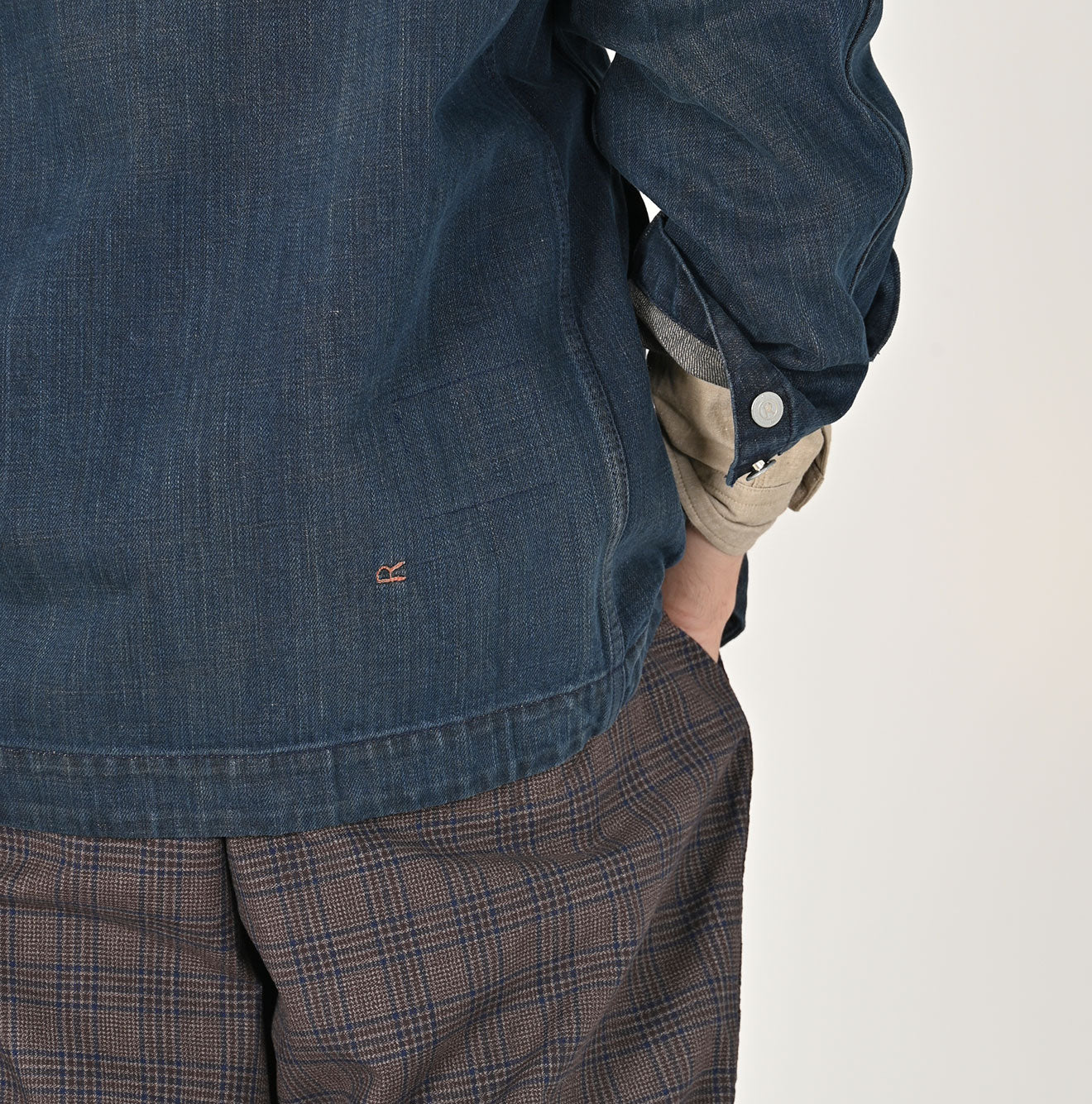 45R Futatabi6.5 Sumi Ai 908 Crosby Coverall Distressed