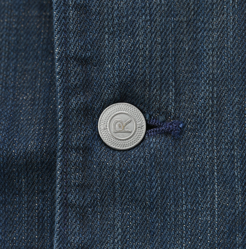 45R Futatabi6.5 Sumi Ai 908 Crosby Coverall Distressed
