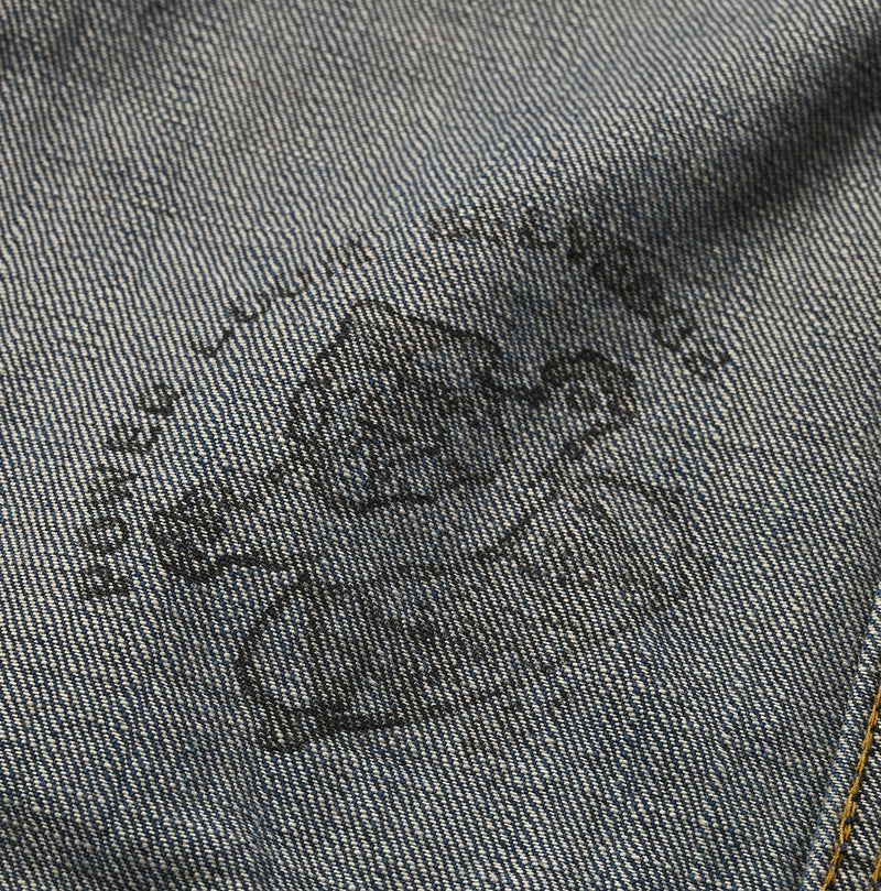 45R Futatabi6.5 Sumi Ai 908 Crosby Coverall Distressed