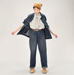 45R Futatabi6.5 Sumi Ai 908 Crosby Coverall Distressed