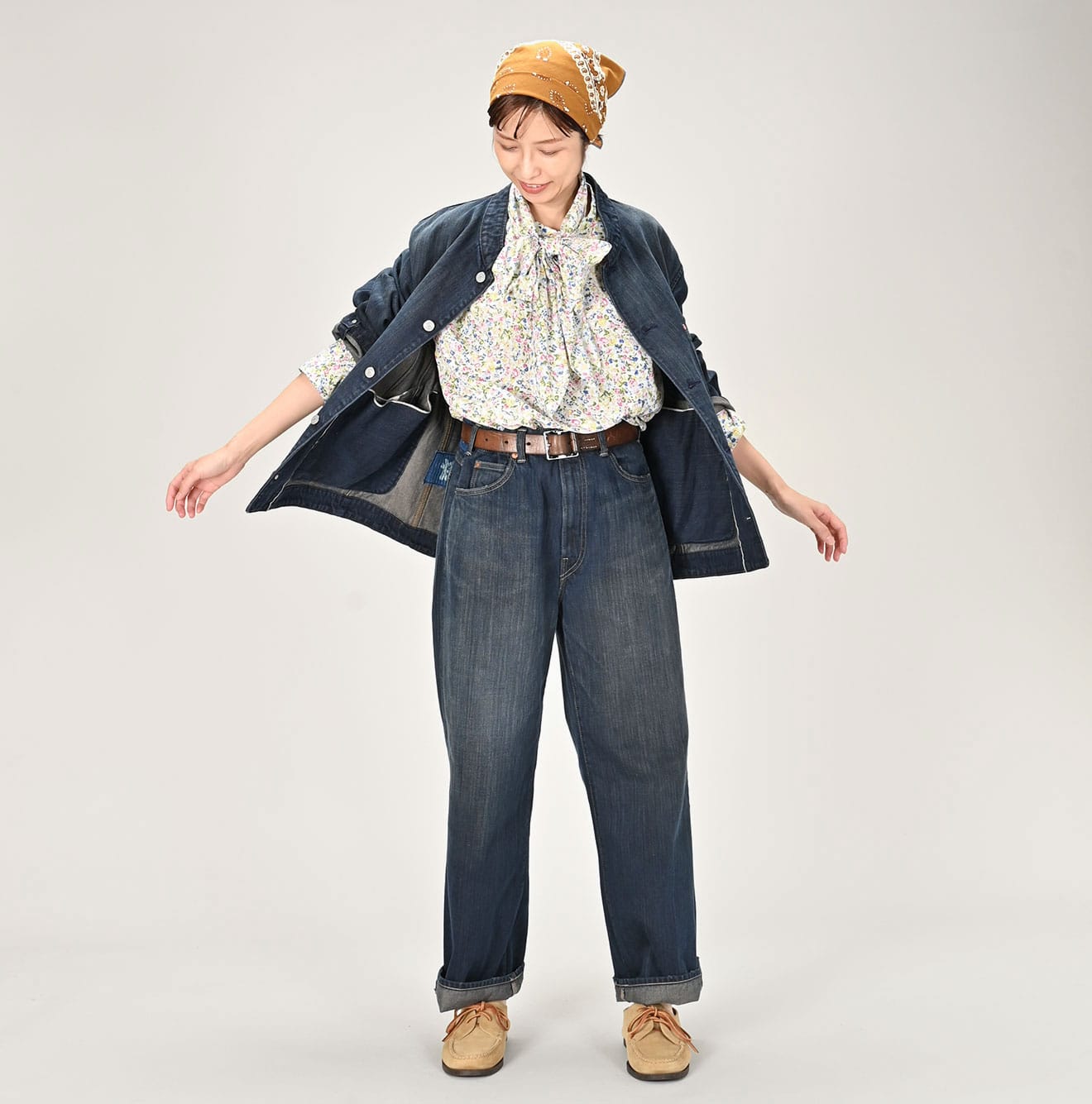 45R Futatabi6.5 Sumi Ai 908 Crosby Coverall Distressed - Image 3