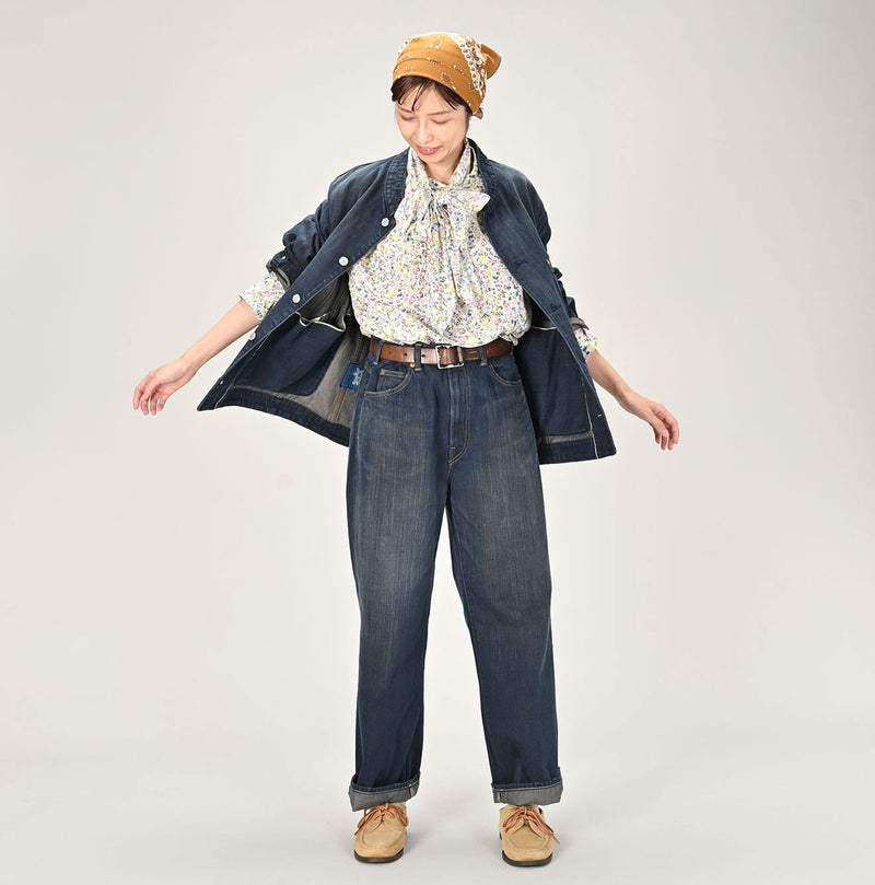 45R Futatabi6.5 Sumi Ai 908 Crosby Coverall Distressed - Image 3