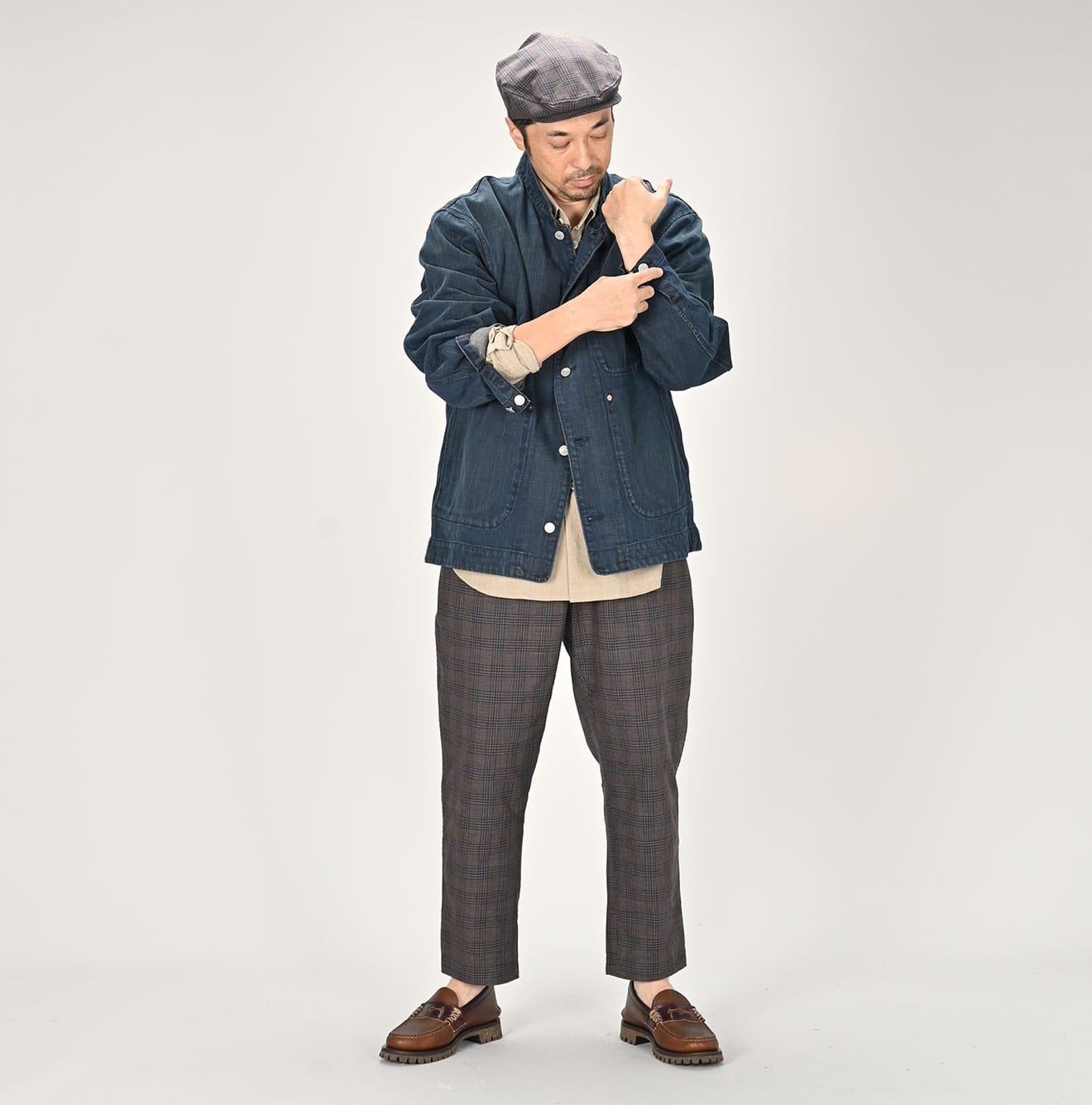 45R Futatabi6.5 Sumi Ai 908 Crosby Coverall Distressed - Image 6