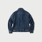 45R Sumi Ai Indigo Light Oz 908 Hikohime Jacket Distressed
