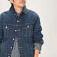 45R Sumi Ai Indigo Light Oz 908 Hikohime Jacket Distressed