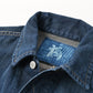 45R Sumi Ai Indigo Light Oz 908 Hikohime Jacket Distressed