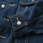 45R Sumi Ai Indigo Light Oz 908 Hikohime Jacket Distressed