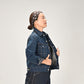 45R Sumi Ai Indigo Light Oz 908 Hikohime Jacket Distressed