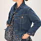 45R Sumi Ai Indigo Light Oz 908 Hikohime Jacket Distressed