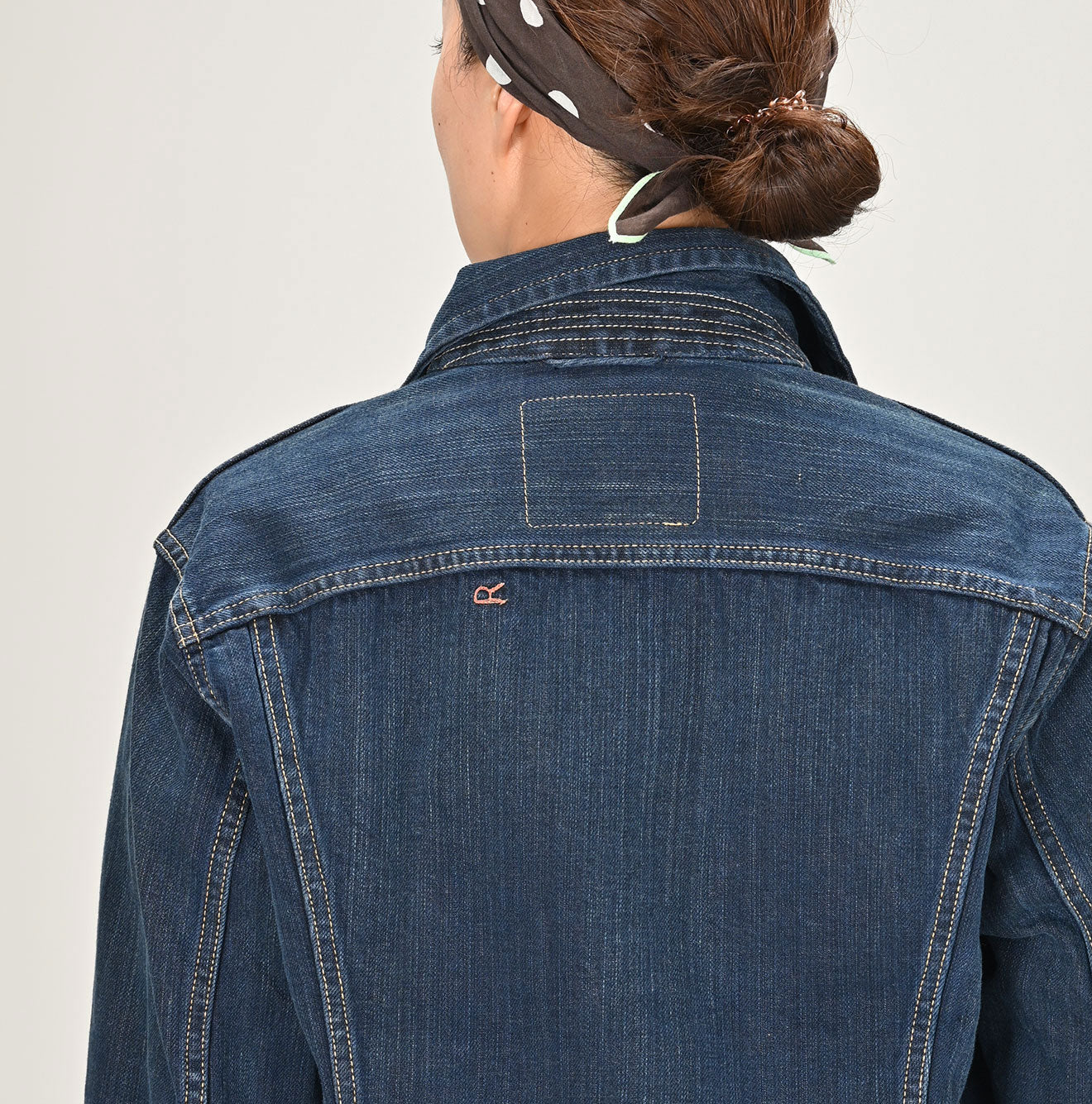 45R Sumi Ai Indigo Light Oz 908 Hikohime Jacket Distressed