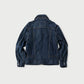 45R Sumi Ai Indigo Light Oz Crosby Jacket Distressed