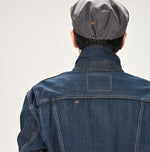 45R Sumi Ai Indigo Light Oz Crosby Jacket Distressed