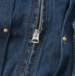 45R Sumi Ai Indigo Light Oz Crosby Jacket Distressed