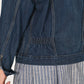 45R Sumi Ai Indigo Light Oz Crosby Jacket Distressed