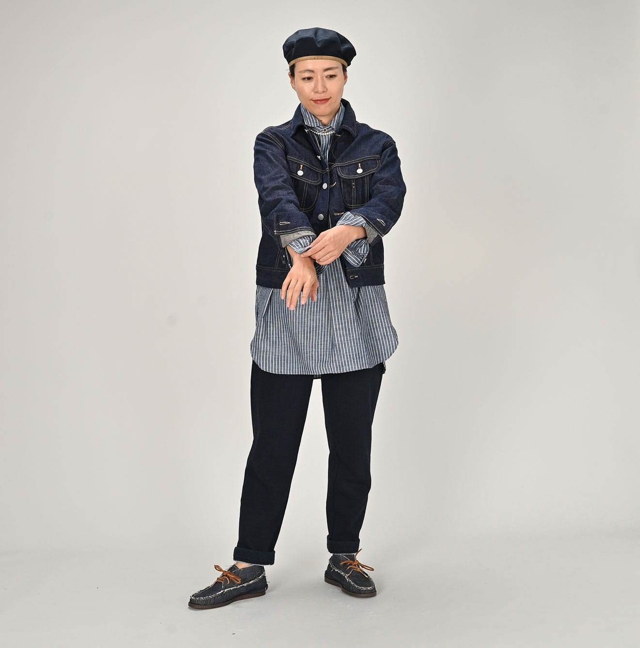 45R Ai Denim Light Oz 908 Hikohime Jacket Nou - Image 4