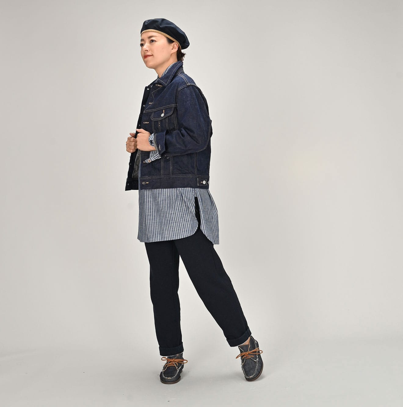 45R Ai Denim Light Oz 908 Hikohime Jacket Nou - Image 5