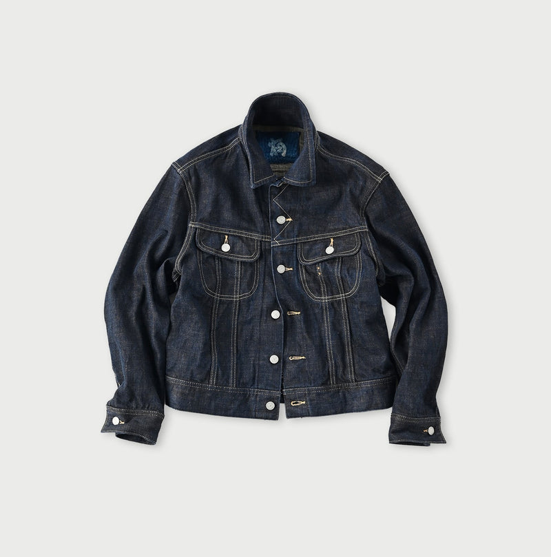 45R Futatabi6.5 Sumi Ai Indigo 908 Hikohime Jacket Nou - Image 1