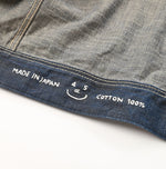 45R Futatabi6.5 Sumi Ai Indigo 908 Hikohime Jacket Nou