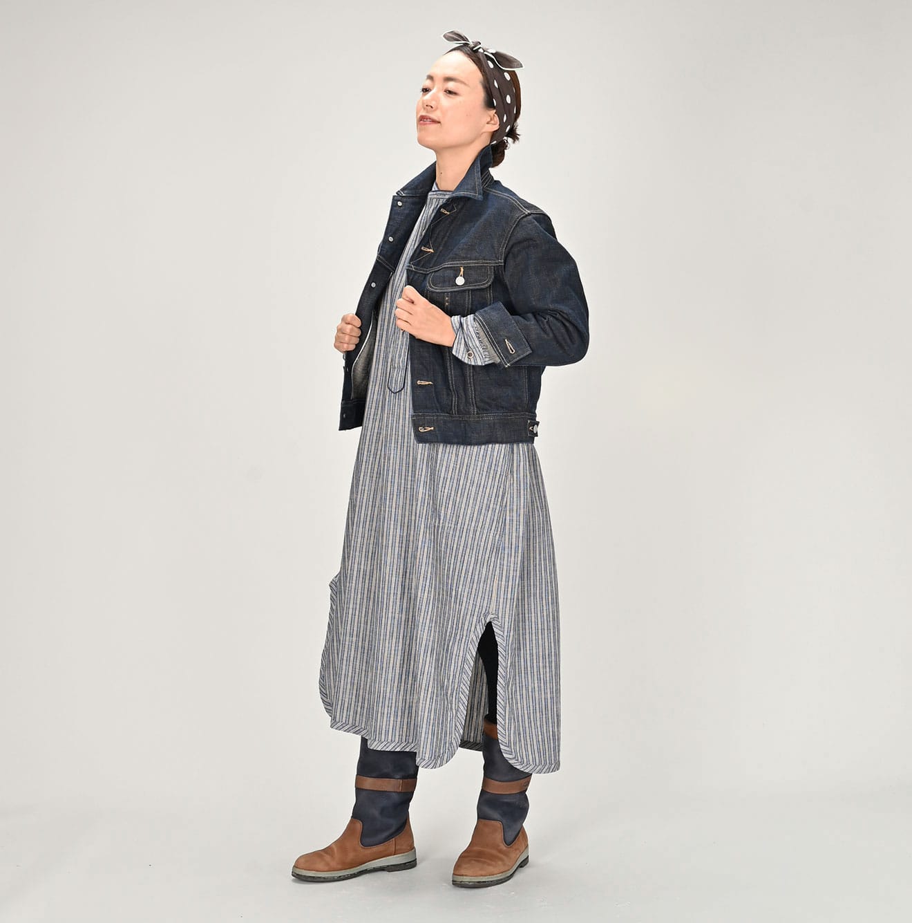 Futatabi6.5 Sumi Ai Indigo 908 Hikohime Jacket Nou | 45R Official