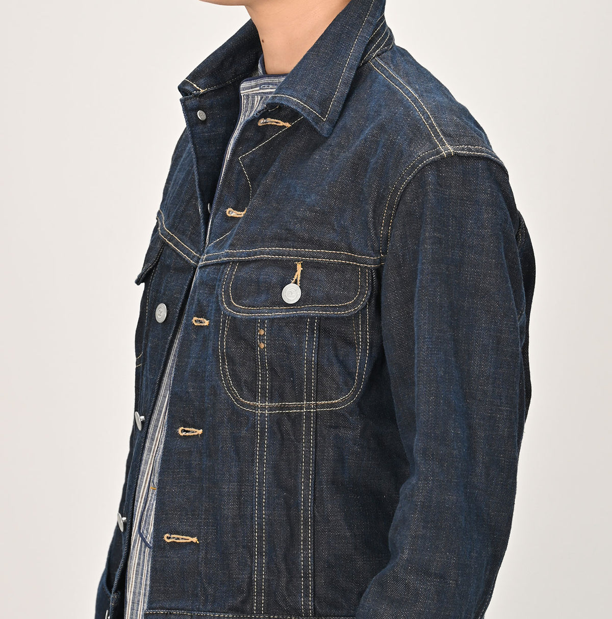 45R Futatabi6.5 Sumi Ai Indigo 908 Hikohime Jacket Nou