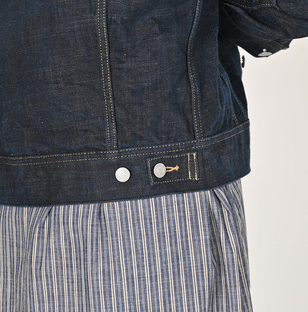 45R Futatabi6.5 Sumi Ai Indigo 908 Hikohime Jacket Nou