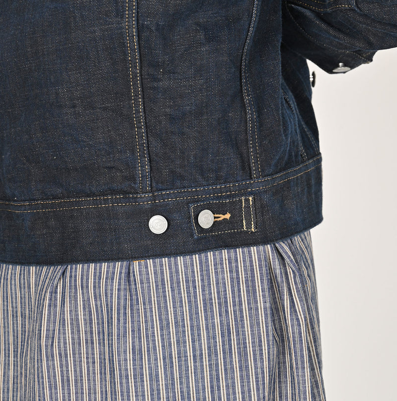 45R Futatabi6.5 Sumi Ai Indigo 908 Hikohime Jacket Nou - Image 6