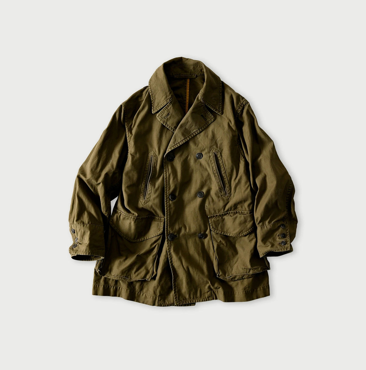 45R Futatabi Back Sateen P-Coat (45RPM STUDIO Embroidery) - Image 3