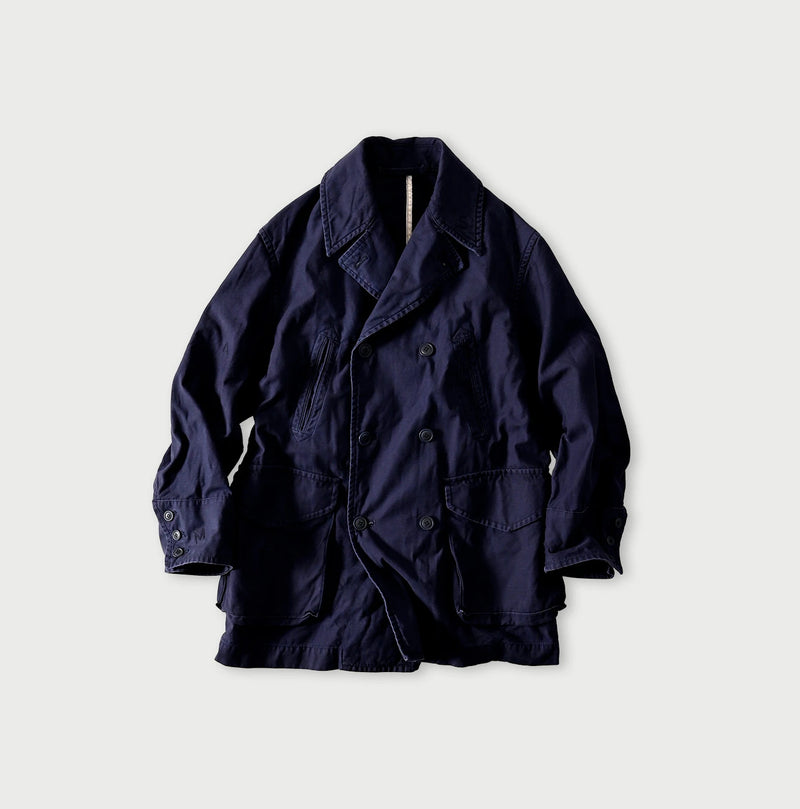 45R Futatabi Back Sateen P-Coat (45RPM STUDIO Embroidery) - Image 1