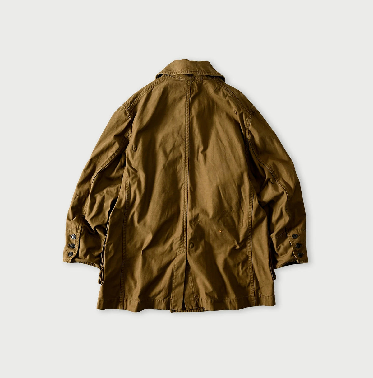45R Futatabi Back Sateen P-Coat (45RPM STUDIO Embroidery)