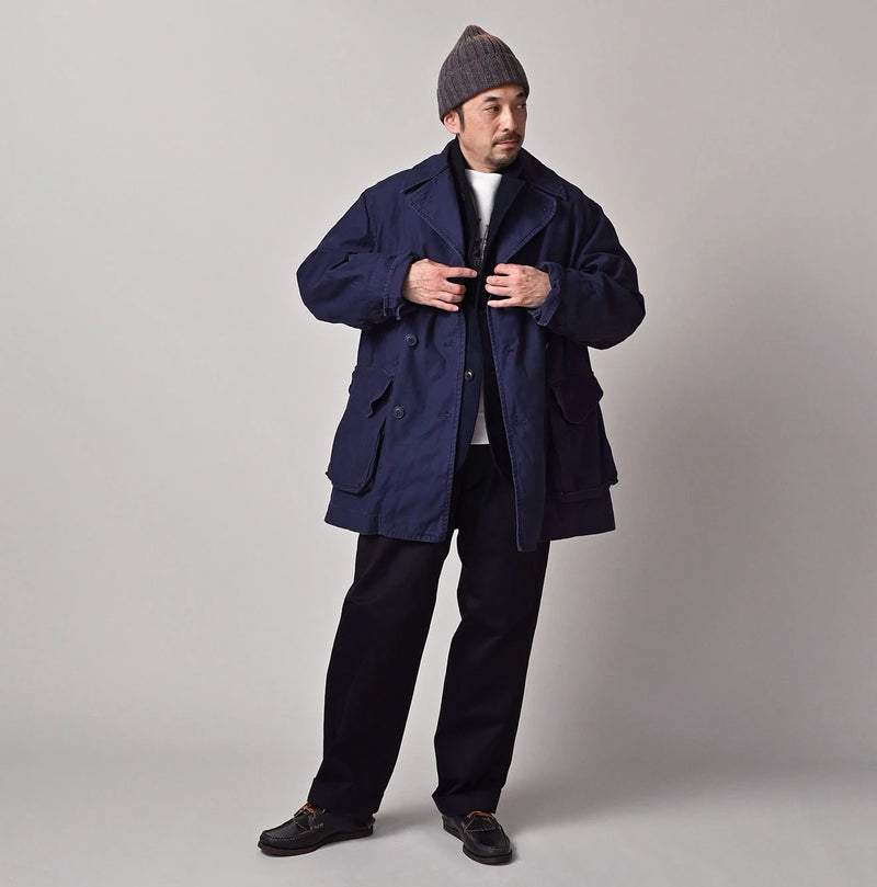 45R Futatabi Back Sateen P-Coat (45RPM STUDIO Embroidery) - Image 5