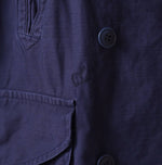 45R Futatabi Back Sateen P-Coat (45RPM STUDIO Embroidery)
