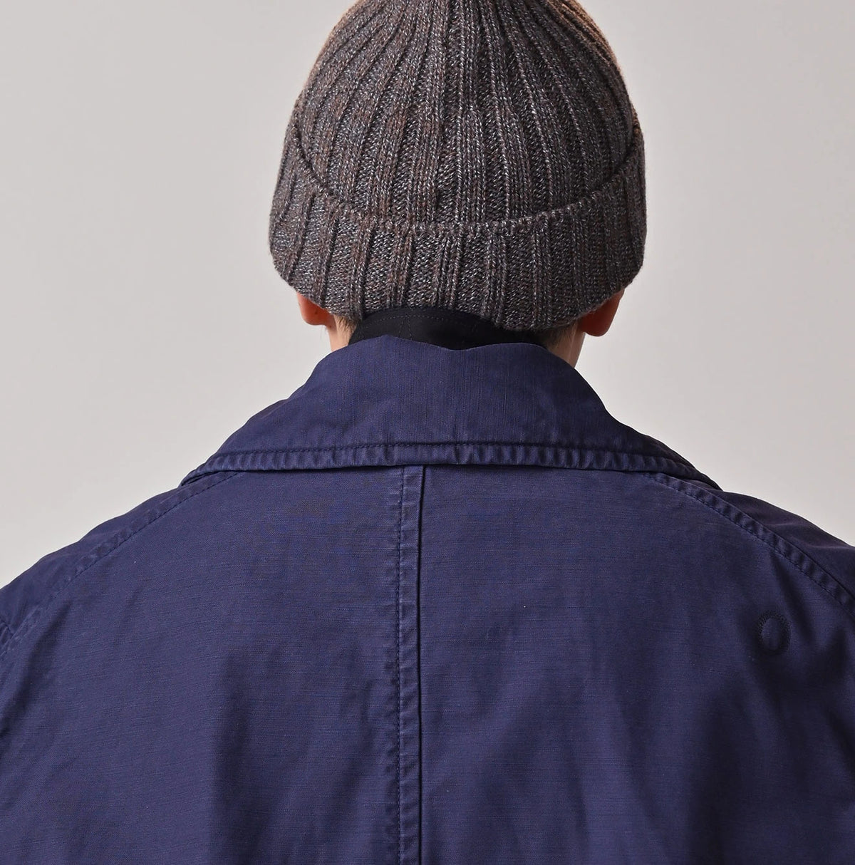 45R Futatabi Back Sateen P-Coat (45RPM STUDIO Embroidery)