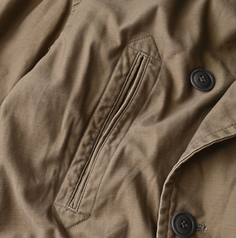 45R Futatabi Back Sateen P-Coat (45RPM STUDIO Embroidery) - Image 21