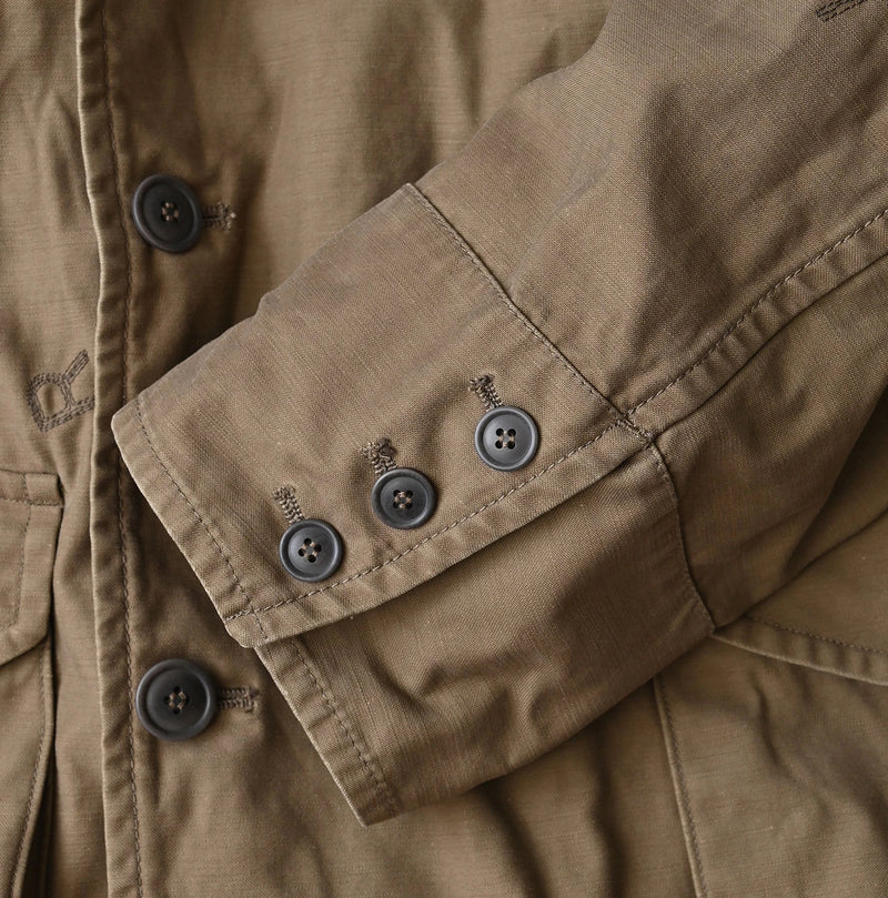 45R Futatabi Back Sateen P-Coat (45RPM STUDIO Embroidery) - Image 25