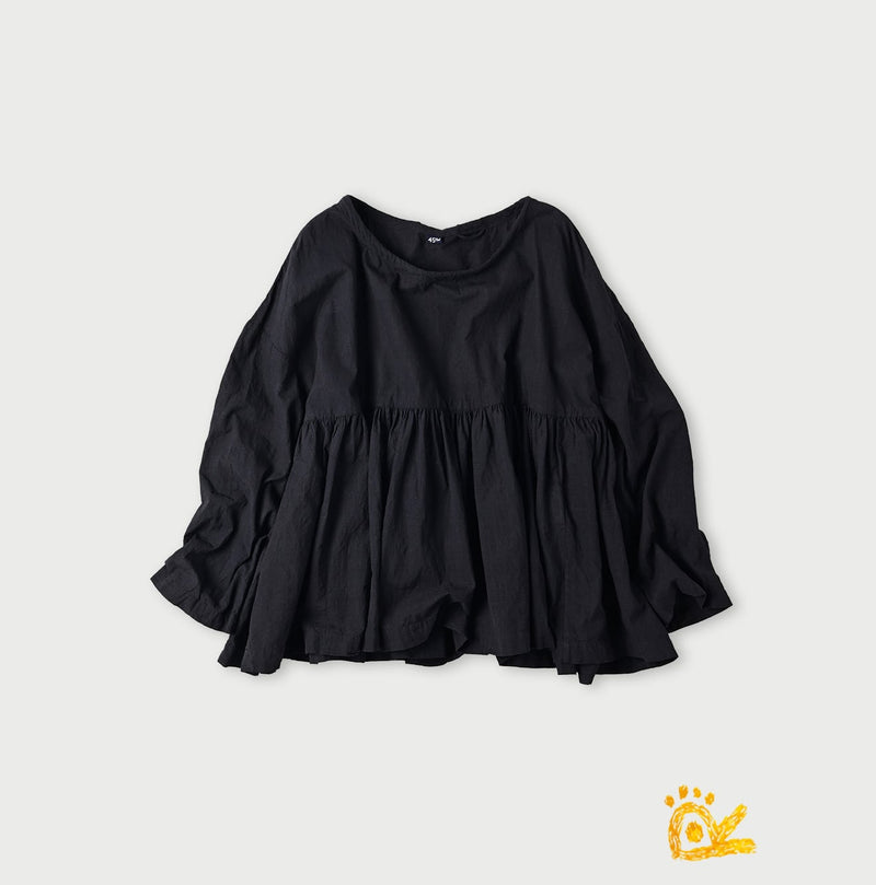 45R ONEONE Khadi Gathered Blouse - Image 3