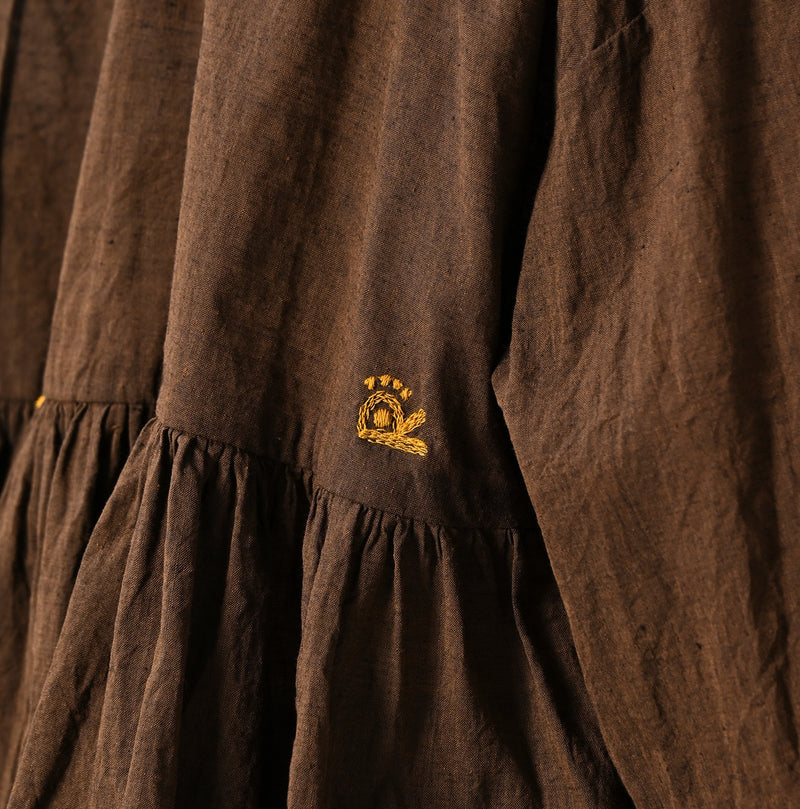 45R ONEONE Khadi Gathered Blouse - Image 11