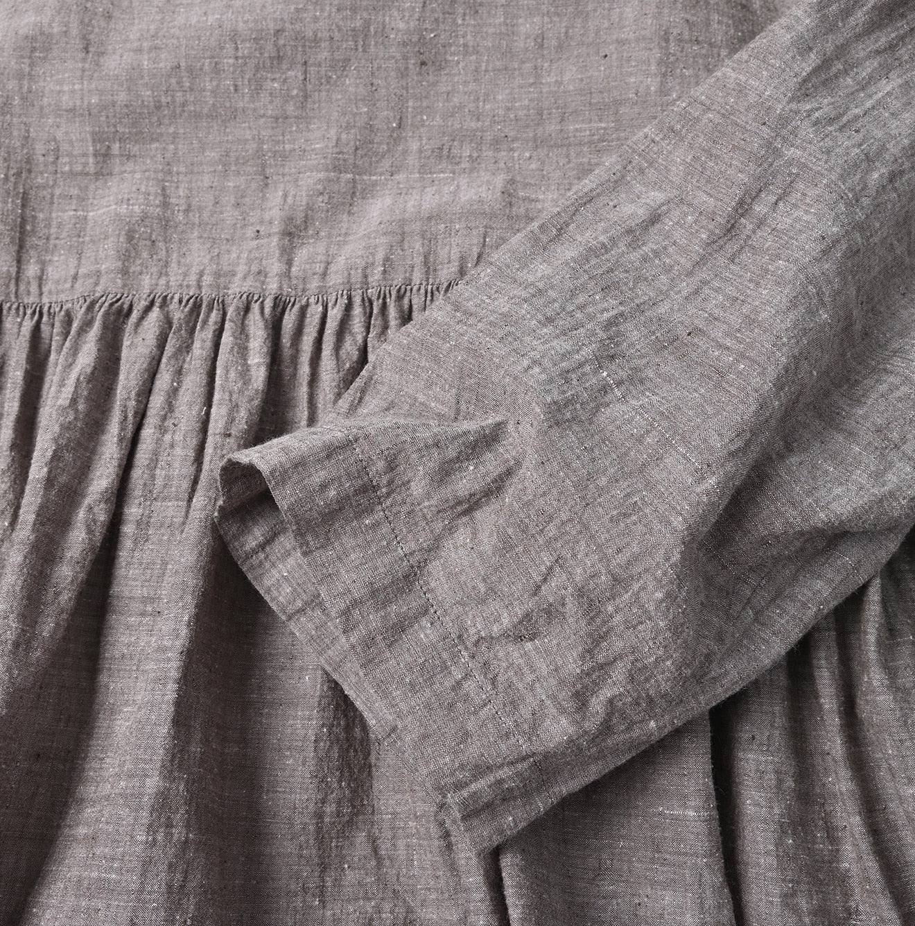45R ONEONE Khadi Gathered Blouse
