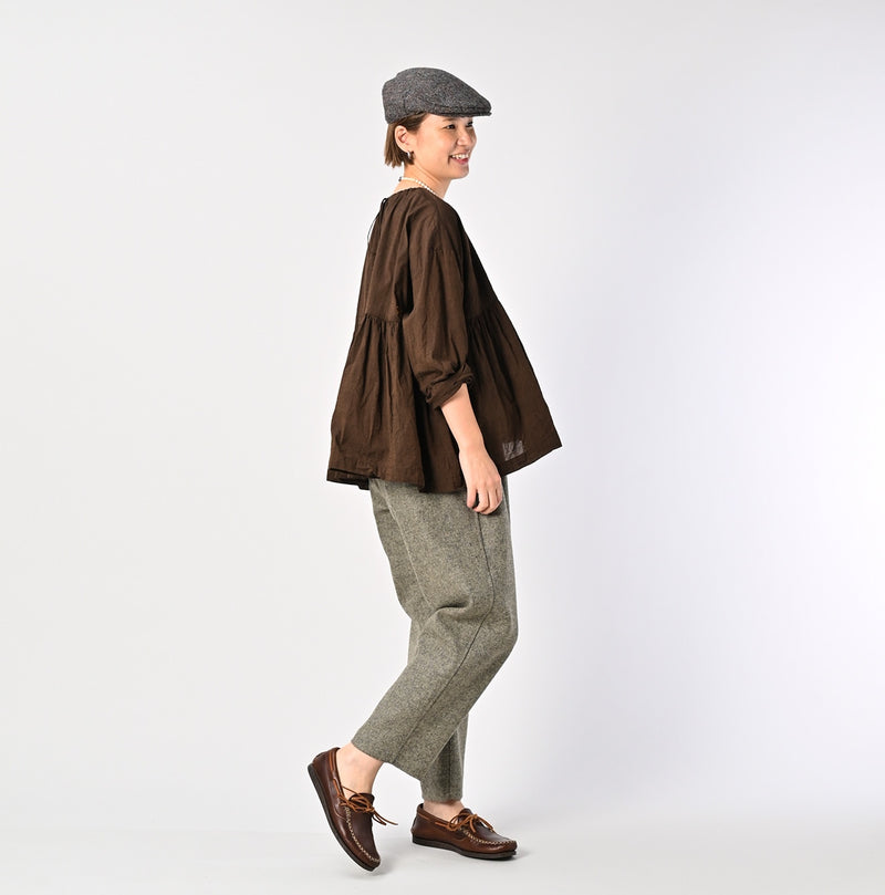 45R ONEONE Khadi Gathered Blouse - Image 4