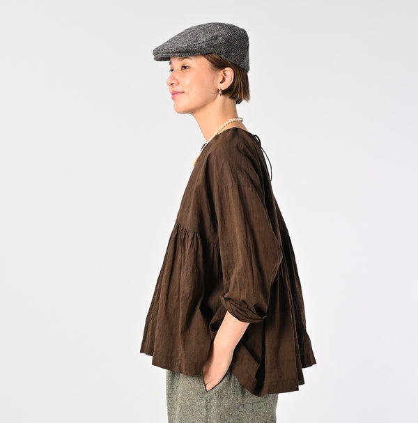 45R ONEONE Khadi Gathered Blouse