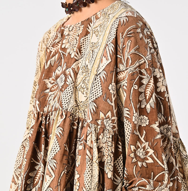 45R ONEONE Khadi Gathered Blouse - Image 13