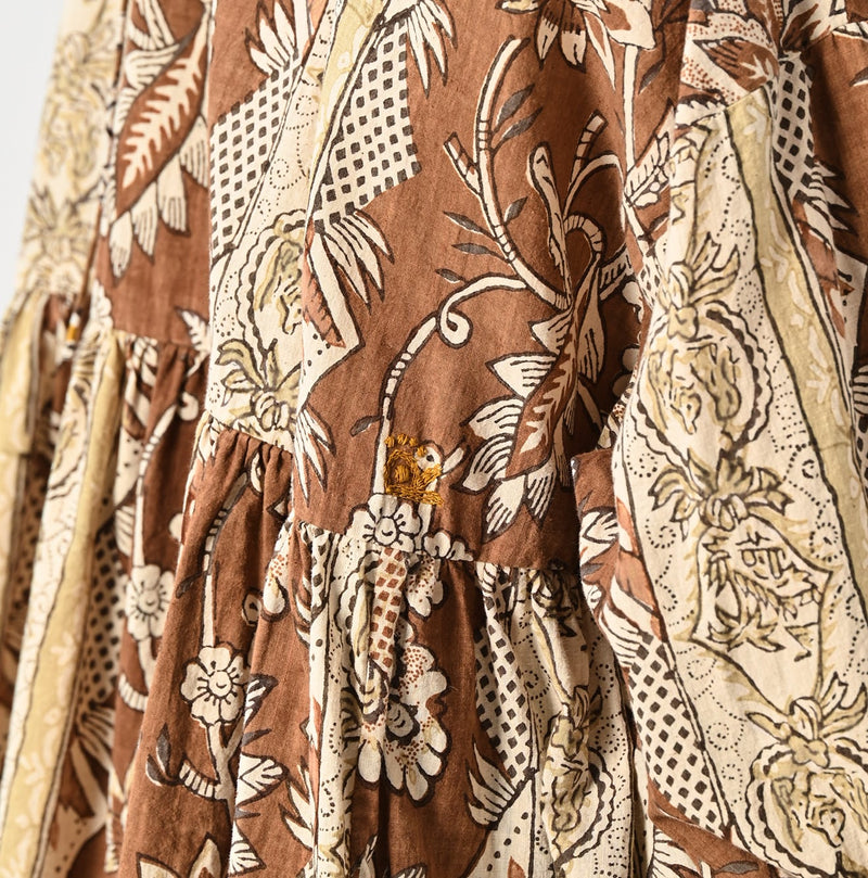 45R ONEONE Khadi Gathered Blouse