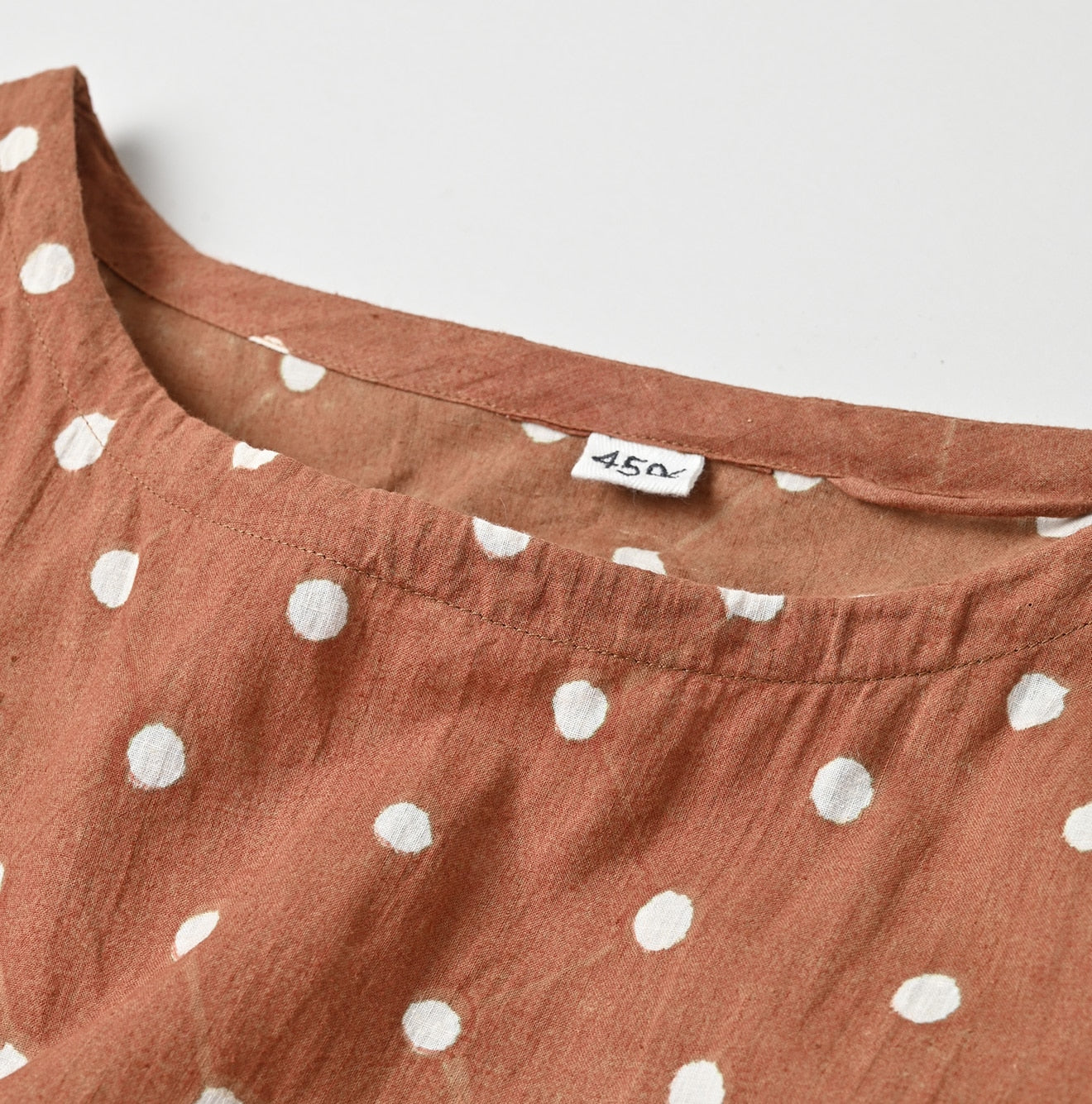 45R ONEONE Khadi Gathered Blouse
